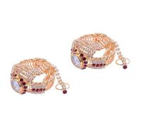 LIFKOME 2 Pz orologio da anello da donna orologio digitale bracciali bangle per le donne regalini di natale bomboniere natalizie Orologio casual le ragazze guardano Acciaio inossidabile