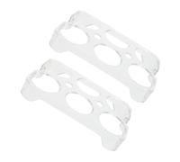 LIFKOME 2 Pz Portauova Frigorifero 6 Griglie Contenitore per Uova Fisso Salvaspazio Cassetto Immagazzinaggio Durevole Caso di