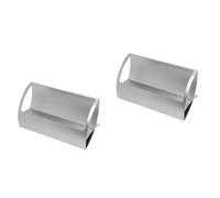 LIFKOME 2 Pz titolare d'impresa supporto porta biglietti da visita titolare del portadocumenti da scrivania esposizione aziendale caso aziendale organizzatore aziendale Silver