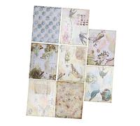 LIFKOME 2 Set Carte Journal Decorative Vintage per Scrapbook Carta Materiale Creativo Grandi per Album Fotografici e Fai da Te per Set