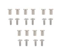 LIFKOME 2 set Kit Ricambi di Fissaggio per Occhiali Parti Occhiali Resistenti e Facili da Installare per Riparazione Astine e Montature