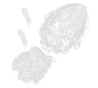 LIFKOME 2 Set Sopracciglio Di Babbo Natale Parrucca Barba Babbo Natale Sintetici Di Babbo Natale Costume Da Signor Babbo Natale Sopracciglia e Baffi Di Babbo Natale Parrucca Del Re