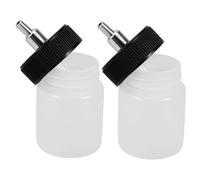 LIFKOME 2 Tazze per Vernice Spray Contenitore di Plastica per Aerografo Tazza per Pigmento Trasparente Ricambio per Aerografo