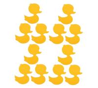 LIFKOME 20 Pezzi Adesivi Antiscivolo Vasca da Bagno Forma di Papero Cartoon Stickers Decorativi Autoadesivi per Bagno Doccia Facili da Installare e Protettivi per Pavimenti