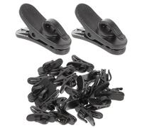 LIFKOME 20 pezzi Clip per Microfono Lavalier in Plastica Morsetti Leggeri e Resistenti per Cavo Microfono Clip per Collare per Conferenze Performance e Discorsi su Palco