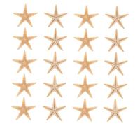 LIFKOME 20 Pezzi Mini Stelle Marine Naturali Figurine per Decorazioni Spiaggia Accessori Epossidici Candele Profumate Fai-da-Te A Tema Oceano