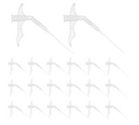 LIFKOME 20 Pezzi Tubetti Spruzzo Schiuma con Ugello Plastica per Schiuma Tubo di Collegamento per Sigillante Espandente Estensore Flessibile per Riempimento Microfessure Te