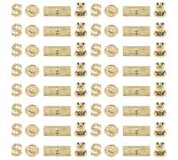 LIFKOME 200 Pezzi Nail Art Charms Set Multi-shape Money Bag Coin Purse Metal Nail Accessories For DIY Manicure Party Festival Decoration
