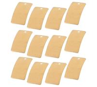 LIFKOME 25 pezzi Lastre Ottone per Lavoretti Creativi Fogli Metallo Rettangolari Resistenti per Creazione Gioielli Fai da Te Accessori Personalizzabili per Decorazioni e Artigianato