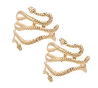LIFKOME 2pezzi Bracciale Cobra Regolabile Bracciale Per e Ragazze Cuff Armlet Per Speciali