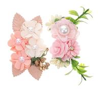 LIFKOME 2pezzi Fermaglio Fiore Per Capelli Decorativo Fermagli Capelli Fiore Per Bambine Materiali Di Qualità Sicuri Riutilizzabili e Pratici Per Vari Eventi