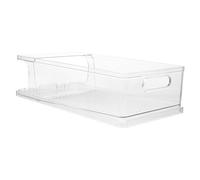 LIFKOME 2pezzi Organizzatori Per Bevande Plastica Per Frigorifero Dispenser Di Lattine Per Birra e Bibite Soluzione Salvaspazio Per Cucina e Dispensa Facile Da Pulire e Ordinato