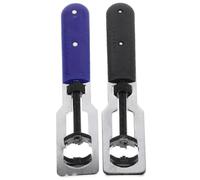 LIFKOME 2pezzi Orologio Apricasse Strumento Riparazione Cassa Kit Chiave Produttore Sostituzione Plastica Compatto Portatile Per Tutte Orologi