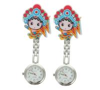 LIFKOME 2pezzi Orologio Retrattile Inossidabile Design Unico e Stile Vintage Per Professionisti Sanitari