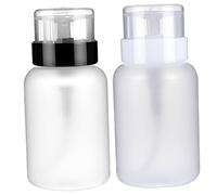 LIFKOME 2pezzi Pompa Per Solvente Per Contenitori Vuoti Plastica Erogatori Trasparenti Per e Manicure