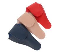LIFKOME 3 pezzi Custodia per Forbicine Manicure e Tronchesino Unghie in PU Resistente Elegante e Leggera Portascissor per Cuticole e Pedicure Compatta Design Raffinato