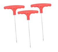 LIFKOME 3 Pezzi Gancio Elastico per Bambole Bjd, Strumento di Smontaggio e | Impugnatura Ergonomica, Punta Liscia, per Corpi Bjd 1/6 1/4 1/3, Rosso, Plastica e Ferro