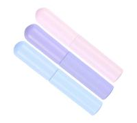 LIFKOME 3 pezzi Pennelli Labbra in Silicone con Coperchio Pennello Trucco Labbra Professionale e Correttore Riutilizzabile e Facile da Pulire Adatto Rossetto e Cosmetici Liquidi