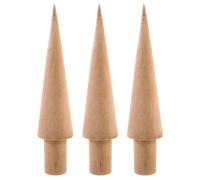 LIFKOME 3 Pezzi Stampi per Coni Gelato in Legno Forma per Dessert Multifunzione Modelli per Cialde Te Resistenti e Riutilizzabili per Creazioni Artigianali e Feste in Cucina
