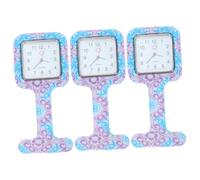 LIFKOME 3 Pz orologio da appendere quadrato orologi digitali per le donne spilla orologi per studenti infermieri dottoressa femi orologio da infermiere medico sospeso