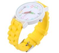 LIFKOME 3 Pz orologio quarzo per bambini guardare per i bambini orologio da bambino a matita reloj para niños the studying hours watch orologio da cartone animato per bambini Yellow