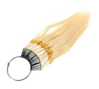 LIFKOME 30 pezzi Campioni Colore Capelli Veri per Test Professionale Salone Campionari Ciocche Naturali Morbide e Durevoli Kit Campione Analisi Capelli