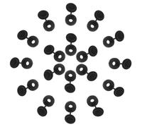 LIFKOME 300 Pezzi 300 Pezzi Tappi Coprivite in Plastica Nera M4 Incernierati, Copertura Decorativa per Viti Mobili e Ufficio, Protezione Testa Vite per Progetti Casa e Arredo