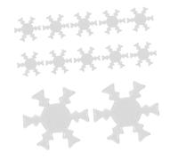 LIFKOME 300 Pezzi Mini Snowflake Paper Fasteners Metal Craft Brads for Scrapbooking Christmas Decorations Easy To Use And Portable for School And DIY Projects