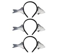 LIFKOME 3pezzi Cercechio Forma di Pesce Divertente Copricapo per Donna Cercechio Tema Pesce per Cosplay da Costume per Eventi Festivi Fascia per Capelli Forma per Streaming Live
