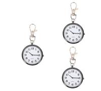 LIFKOME 3pezzi Orologio Da Tasca Per Quadrante Per Studenti e Professionisti Della Salute Elegante e Portatile Con Movimento Al Per Preciso