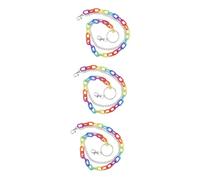 LIFKOME 3pezzi Rainbow Color Waist Chain Fashionable Clothes Chain Decor for Stylish Jeans and Outfits Unique Idea for Friends and Family