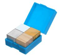 LIFKOME 4 pezzi Blocchi di Densità in Rame Ferro Alluminio e Legno Blocchi Levigati per Esperimenti di Laboratorio Strumenti Didattici per Apprendimento Materia e Densità