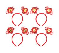 LIFKOME 4 Pezzi Fascia per La Vigilia di Capodanno per Le Donne Elegante Copricapo Cerchio per Stile Cinese Copricapo Cinese Nodo Fascia per Festa Matrimonio Vacanza