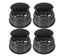 LIFKOME 4 Pezzi Filtro Antiodore per Scarico Pavimento Rotondo Core Autosealing Gravità Antintasamento per Bagno e Cucina Protezione Contro Riflusso e Odori