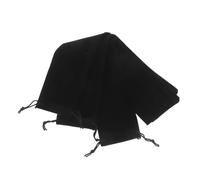 LIFKOME 4 Pezzi Flocking Drawstring Fan Bag Handmade Compact Pouch for Travel And Everyday Use Fit Protective Sleeve for Japanese Handheld Folding Fans