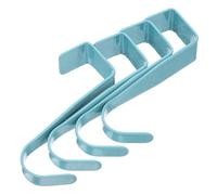 LIFKOME 4 Pezzi Ganci Di Abbigliamento Grucce Appendiabiti Stampelle Armadio Ganci Per Tazze Gancio Del Guardaroba Gancio Per Vestiti Blue