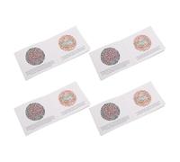 LIFKOME 4 Pezzi Libri per Test Daltonismo per Deficienza di Colore Chart Visiva per Esami Oculari Carta Colori Alta Precisione per Test Vista Casa e Clinica