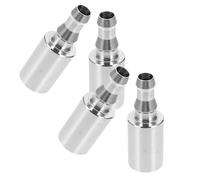 LIFKOME 4 Pezzi Peso di Fine Tubo in Acciaio Inossidabile per Dispenser Acqua Automatico Testa Filtro Integrata Accessorio Sinker per Tubo Pompa Ricambio Compatibile per Tè