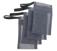 LIFKOME 4 pezzi Sacchetti Porta Sapone in Nylon Resistenti con Design Appendibile per Doccia e Bagno Custodia Saponetta Versatile e Compatta Adatti per Saponi Solidi e Uso Quotidiano