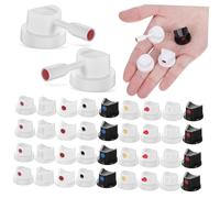 LIFKOME 40 Pezzi Spray Paint Nozzles per Bomboletta Vernice Ugelli Spray ad Precisione Leggeri e Resistenti Compatibili Maggior Parte delle Bombole Aerosol per Progetti Te e Verniciatura