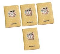LIFKOME 4pezzi Portadocumenti Da Viaggio Multifunzionale Con Copertura Per Passaporto e Organizer Per Carte Design Pratico e Leggero Resistente e Sicuro Per Uomini e Studenti