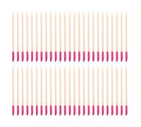 LIFKOME 50 Bastoncini Spingi Cuticole in Legno a Doppia Estremità Strumenti Monouso per Levigatura e Lucidatura Unghie Set per Manicure e Pedicure Fai da Te Cura Cuticole Professionale