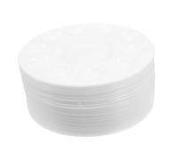 LIFKOME 50 Pezzi Palette di Miscelazione Acquerello Rotonda in Plastica con Vaschette Vassoio per Pittura Lavabile per Artisti e Studenti Supporto Rapido e Facile Pulizia