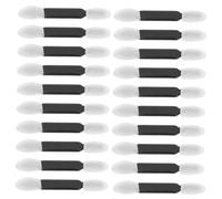 LIFKOME 50 pezzi Pennelli Make Up Ombretto Applicatori Doppia Punta con Testine in per Occhi Beauty per Look Naturali e Drammatici