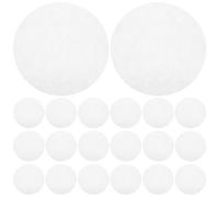 LIFKOME 50 Pezzi Separatore Piatti in Feltro Rotondo Divisori Piatti Proteggi Porcellana per Cucina Tappetini Antirumore per Organizzazione Armadio