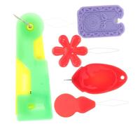 LIFKOME 5pezzi Kit Infilatore Ago Mano per Cucito con Guida Filo Leggera e Compatta Adatta Aghi Piccoli e Macchine da Cucire Strumento Multifunzionale per Sartoria e Ricamo