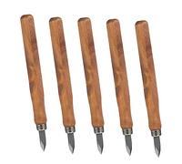 LIFKOME 5Pezzi Per Marcatura Del Legno Per Intaglio e Lavorazione Del Legno Lame Manganese Per Precisione e Comfort