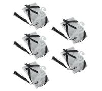 LIFKOME 5sets Segnalibri in Alluminio Forma di Nota Musicale Eleganti e Leggeri Marker per Pagine Regalo Musicale per Studenti Accessorio Chic per Lettura e Studio