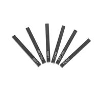 LIFKOME 6 pezzi Carboncino Compresso Quadrati per e Schizzo Durezza Morbida Media e Dura Materiale per Principianti e Strumento per Pittura su Carta