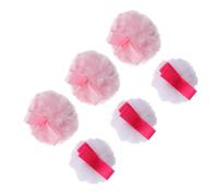 LIFKOME 6 pezzi Puff Cipria Morbidi per Trucco Viso Strumenti Cosmetici Leggeri e Compatti per Polvere Libera Accessori Make Up Femminili per Casa e Salone